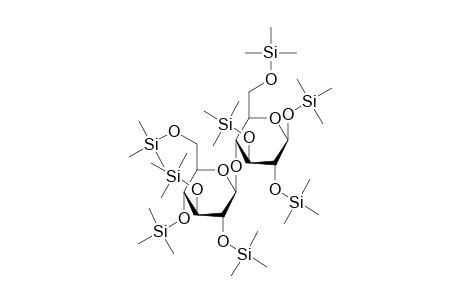 Glucopyranose, 4-O-[2,3,4,6-tetrakis-O-(trimethylsilyl)-.beta.-D-glucopyranosyl]-1,2,3,6-tetrakis-O-(trimethylsilyl)-, D-