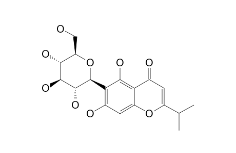 6-BETA-C-GLUCOPYRANOSYL-5,7-DIHYDROXY-2-ISOPROPYLCHROMONE