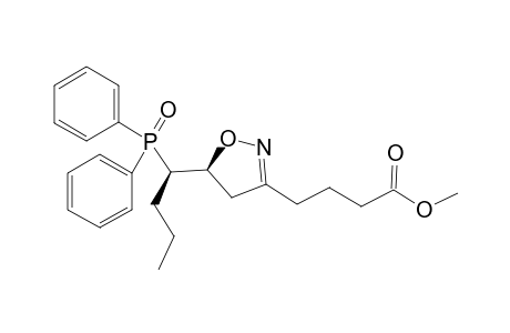 (1'R*,5S*)-5-(1'-Diphenylphosphinoylbutyl)-3-methoxycarbonylpropyl-4,5-dihydroisoxazole