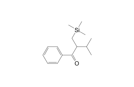 1-Butanone, 3-methyl-1-phenyl-2-[(trimethylsilyl)methyl]-