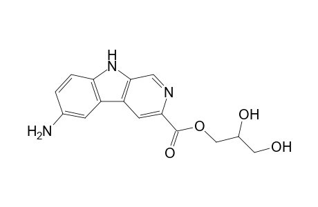 2,3-Dihydroxypropyl-6-amino-.beta.carboline-3-carboxylate