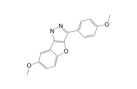 7-METHOXY-3-(4-METHOXY-PHENYL)-1H-BENZOFURO-[3,2-C]-PYRAZOLE