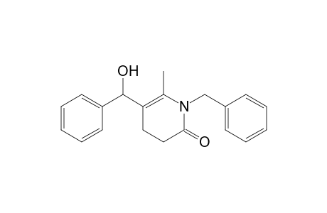 1-Benzyl-5-(hydroxy(phenyl)methyl)-6-methyl-1,2,3,4-tetrahydro-2-pyridinone