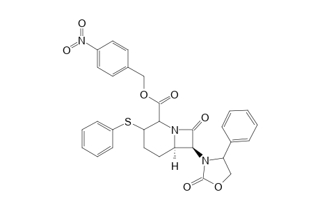 7-(4-PHENYL-2-OXOOXAZOLIDINYL)-8-OXO-3-(PHENYLTHIO)-1-AZABICYCLO-[4.2.0]-OCTANE-2-CARBOXYLIC-ACID-(4-NITROPHENYL)-METHYLESTER