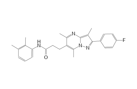 pyrazolo[1,5-a]pyrimidine-6-propanamide, N-(2,3-dimethylphenyl)-2-(4-fluorophenyl)-3,5,7-trimethyl-