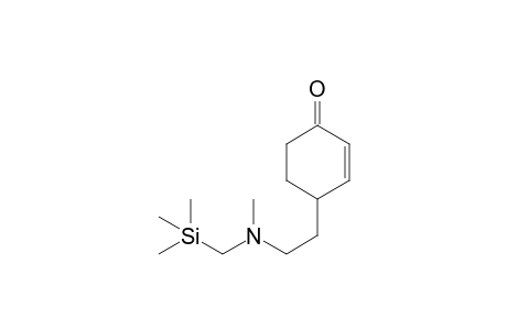 4-[2-[(N-Methyl-N-(trimethylsilyl)methyl)amino]ethyl]-2-cyclohexenone