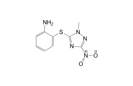 benzenamine, 2-[(1-methyl-3-nitro-1H-1,2,4-triazol-5-yl)thio]-