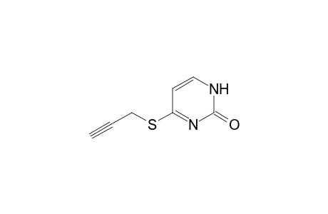 2(1H)-Pyrimidinone, 4-(2-propynylthio)-