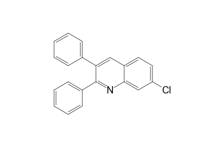 Quinoline, 7-chloro-2,3-diphenyl-