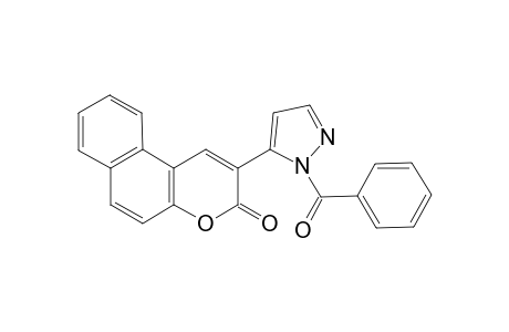 3-[1'(1'H)-Benzoylpyrazol-5'-yl]benzo[5,6]coumarin