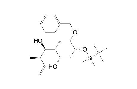(2R,4S,5R,6R,7R)-2-[(1,1-dimethylethyl)dimethylsiloxy]-5,7-dimethyl-1-(phenylmethoxy)-8-nonene-4,6-diol