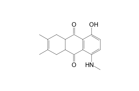 9,10-Anthracenedione, 1,4,4a,9a-tetrahydro-5-hydroxy-2,3-dimethyl-8-(methylamino)-