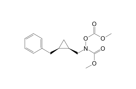 cis-N,O-Bis(methoxycarbonyl)-N-[(2-benzylcyclopropyl)methyl]hydroxylamine