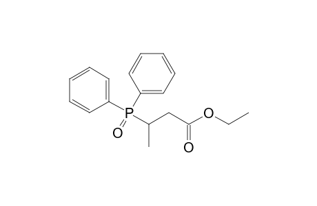 Butanoic acid, 3-(diphenylphosphinyl)-, ethyl ester