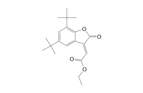 Acetic acid, [5,7-bis(1,1-dimethylethyl)-2-oxo-3(2H)-benzofuranylidene]-, ethyl ester, (E)-