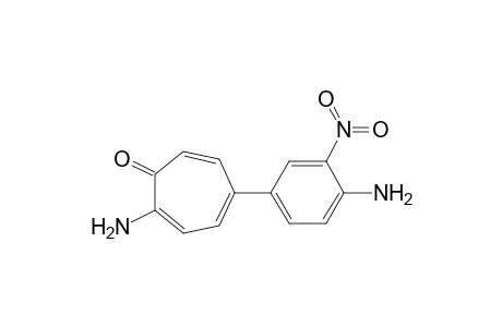 2-Amino-5-(4-amino-3-nitrophenyl)tropone