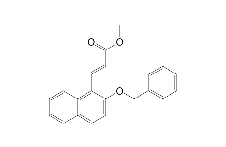 Methyl 3-(2-benzyloxy-1-naphthyl)propenoate