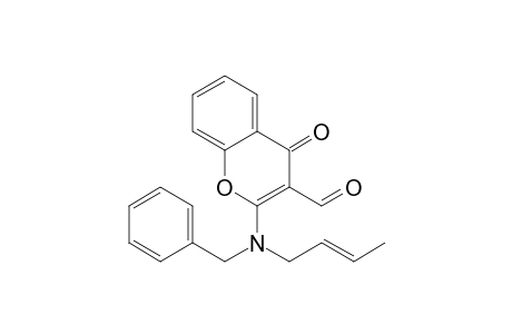 4-Oxo-2-[benzyl(but-2'-enyl)amino]-4H-[1]-benzopyran-3-carboxaldehyde