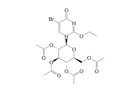1-(2,3,4,6-TETRA-O-ACETYL-BETA-D-GLUCOPYRANOSYL)-5-BrOMO-2-ETHOXY-PYRIMIDIN-4-(1H)-ONE