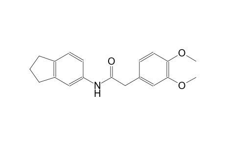 N-(2,3-dihydro-1H-inden-5-yl)-2-(3,4-dimethoxyphenyl)acetamide