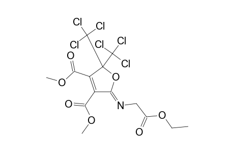 DIMETHYL-5-[(2-ETHOXY-2-OXO)-IMINO]-2,2-BIS-(TRICHLOROMETHYL)-2,5-DIHYDROFURAN-3,4-DICARBOXYLATE