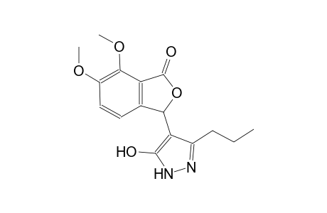 1(3H)-isobenzofuranone, 3-(5-hydroxy-3-propyl-1H-pyrazol-4-yl)-6,7-dimethoxy-