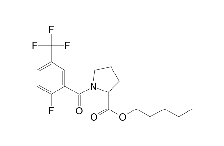 L-Proline, N-(2-fluoro-5-trifluoromethylbenzoyl)-, pentyl ester