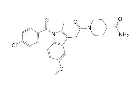 4-piperidinecarboxamide, 1-[[1-(4-chlorobenzoyl)-5-methoxy-2-methyl-1H-indol-3-yl]acetyl]-