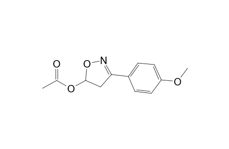 3-(p-Methoxyphenyl)-5-acetyloxy-4,5-dihydroisoxazole