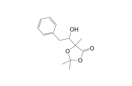 5-(1-Hydroxy-2-phenylethyl)-2,2,5-trimethyl-1,3-dioxolane-4-one