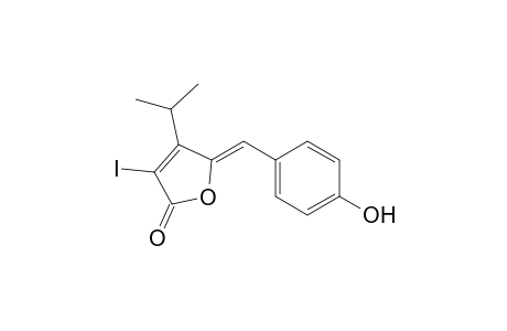 (Z)-5-(4-Hydroxybenzylidene)-3-iodo-4-isopropylfuran-2(5H)-one