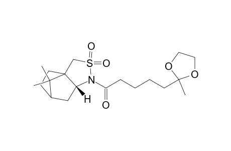 (2R)-N-[5-(2'-Methyl-1,3-dioxolan-2-yl)pentanoyl]bornane-10,2-sultam