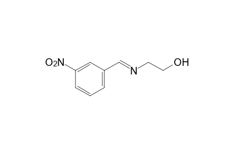 2-[(m-nitrobenzylidene)amino]ethanol