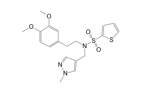 2-thiophenesulfonamide, N-[2-(3,4-dimethoxyphenyl)ethyl]-N-[(1-methyl-1H-pyrazol-4-yl)methyl]-