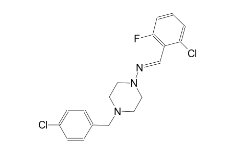 1-piperazinamine, N-[(E)-(2-chloro-6-fluorophenyl)methylidene]-4-[(4-chlorophenyl)methyl]-