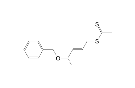 (E)-(S)-4-(Phenylmethoxy)-2-pentenyl ethanedithioate