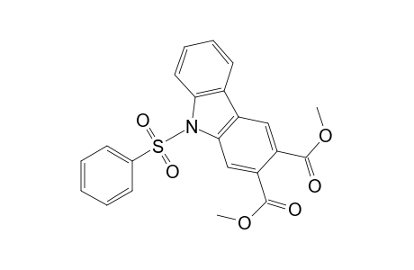 9-(benzenesulfonyl)carbazole-2,3-dicarboxylic acid dimethyl ester