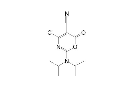4-Chloro-5-cyano-2-diisopropylamino-6H-1,3-oxazin-6-one