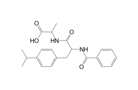 2-[2-(phenylformamido)-3-[4-(propan-2-yl)phenyl]propanamido]propanoic acid