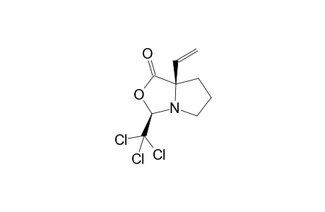 (3R,7aR)-3-(Trichloromethyl)-7a-vinyltetrahydropyrrolo[l,2-c]oxazol-1-(3H)-one