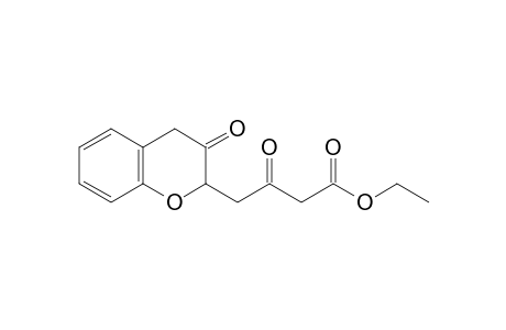 Ethyl 3-oxo-4-(oxochroman-2-yl)butanoate