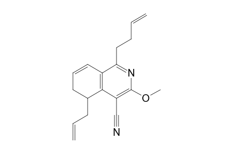 1-(3-Butenyl)-4-cyano-3-methoxy-5-(2-propenyl)-5,6-dihydroisoquinoline