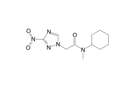 N-Cyclohexyl-N-methyl-2-(3-nitro-1H-1,2,4-triazol-1-yl)acetamide