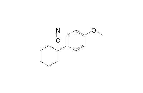 1-(p-methoxyphenyl)cyclohexanecarbonitrile