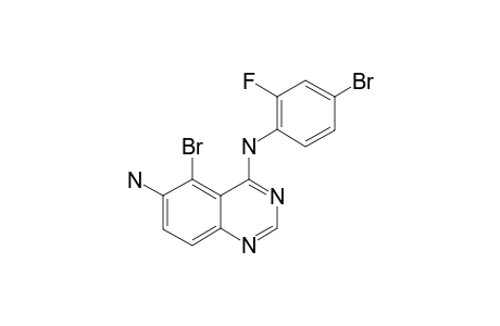 5-BROMO-N(4)-(4-BROMO-2-FLUOROPHENYL)-QUINAZOLINE-4,6-DIAMINE