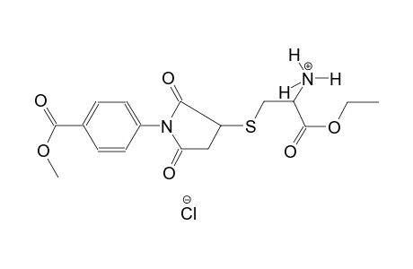 2-propanaminium, 1-ethoxy-3-[[1-[4-(methoxycarbonyl)phenyl]-2,5-dioxo-3-pyrrolidinyl]thio]-1-oxo-, chloride