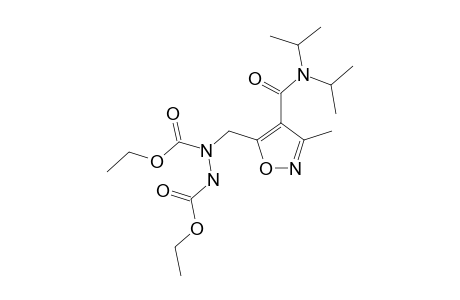 N-(carbethoxyamino)-N-[[4-(diisopropylcarbamoyl)-3-methyl-isoxazol-5-yl]methyl]carbamic acid ethyl ester