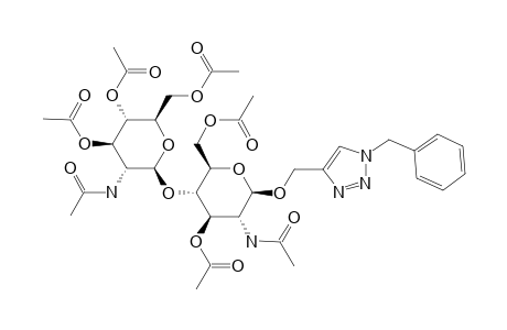 #B1;4-[2-ACETAMIDO-3,6-DI-O-ACETYL-2-DEOXY-4-O-(2-ACETAMIDO-3,4,6-TRI-O-ACETYL-2-DEOXY-BETA-D-GLUCOPYRANOSYL)-BETA-D-GLUCOPYRANOSYL-OXYMETHYL]-1-BENZYL-