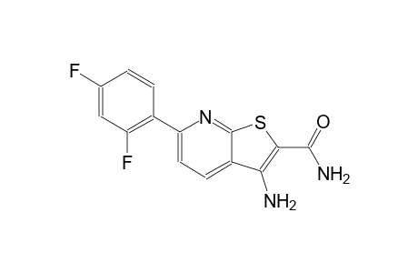 thieno[2,3-b]pyridine-2-carboxamide, 3-amino-6-(2,4-difluorophenyl)-
