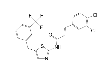 2-propenamide, 3-(3,4-dichlorophenyl)-N-[5-[[3-(trifluoromethyl)phenyl]methyl]-2-thiazolyl]-, (2E)-